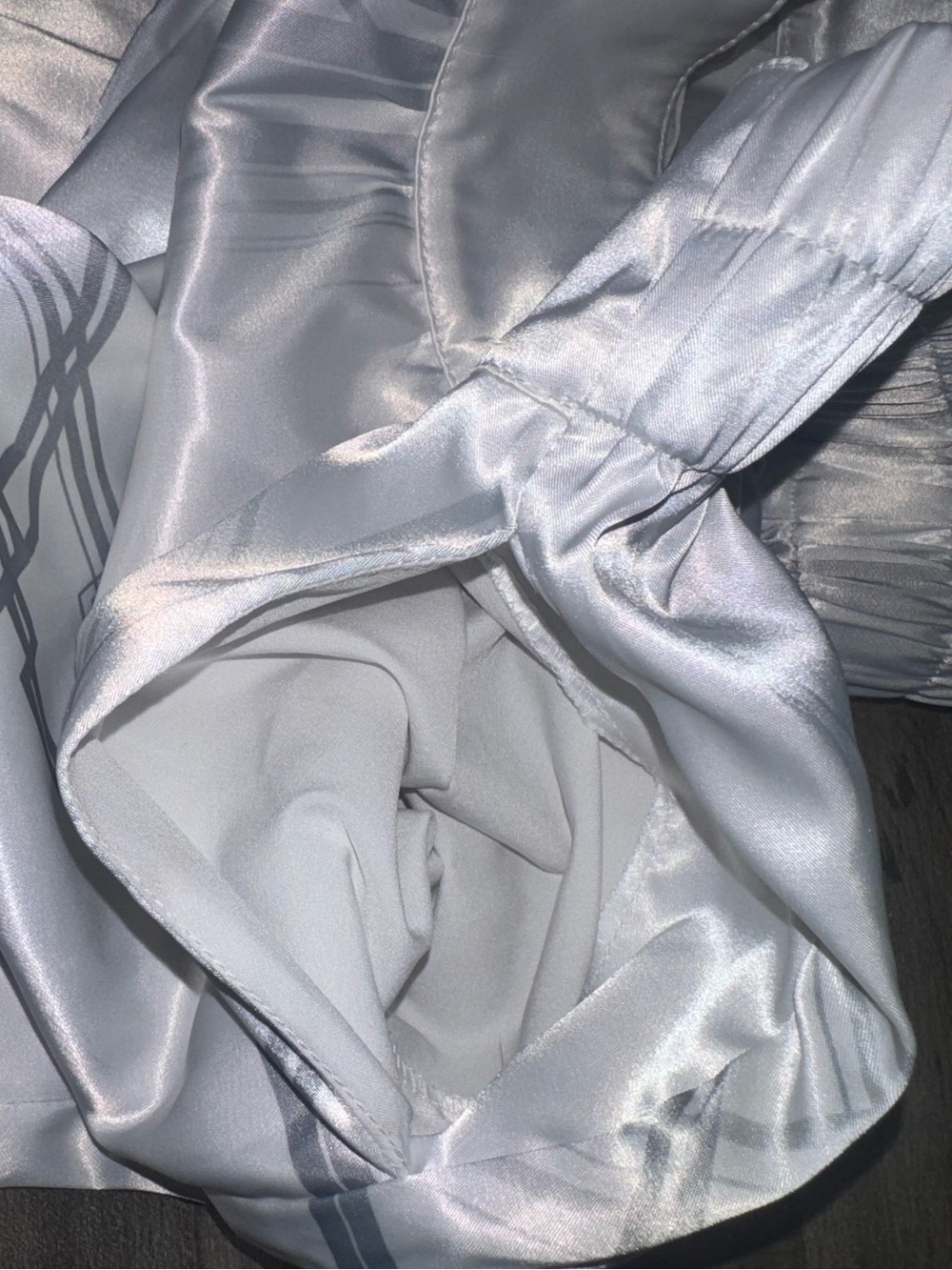 Manière De Voir Satin Wide Leg Pants Hummingbird Art Deco Sz UK 12 US 8 - Picture 7 of 11